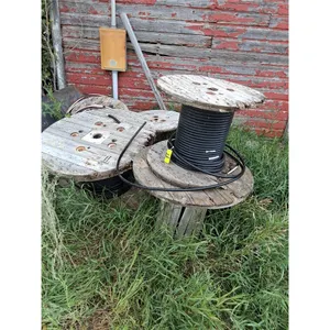 (4) Spools of Various Length Cable-Pickup Offsite South of Allan
