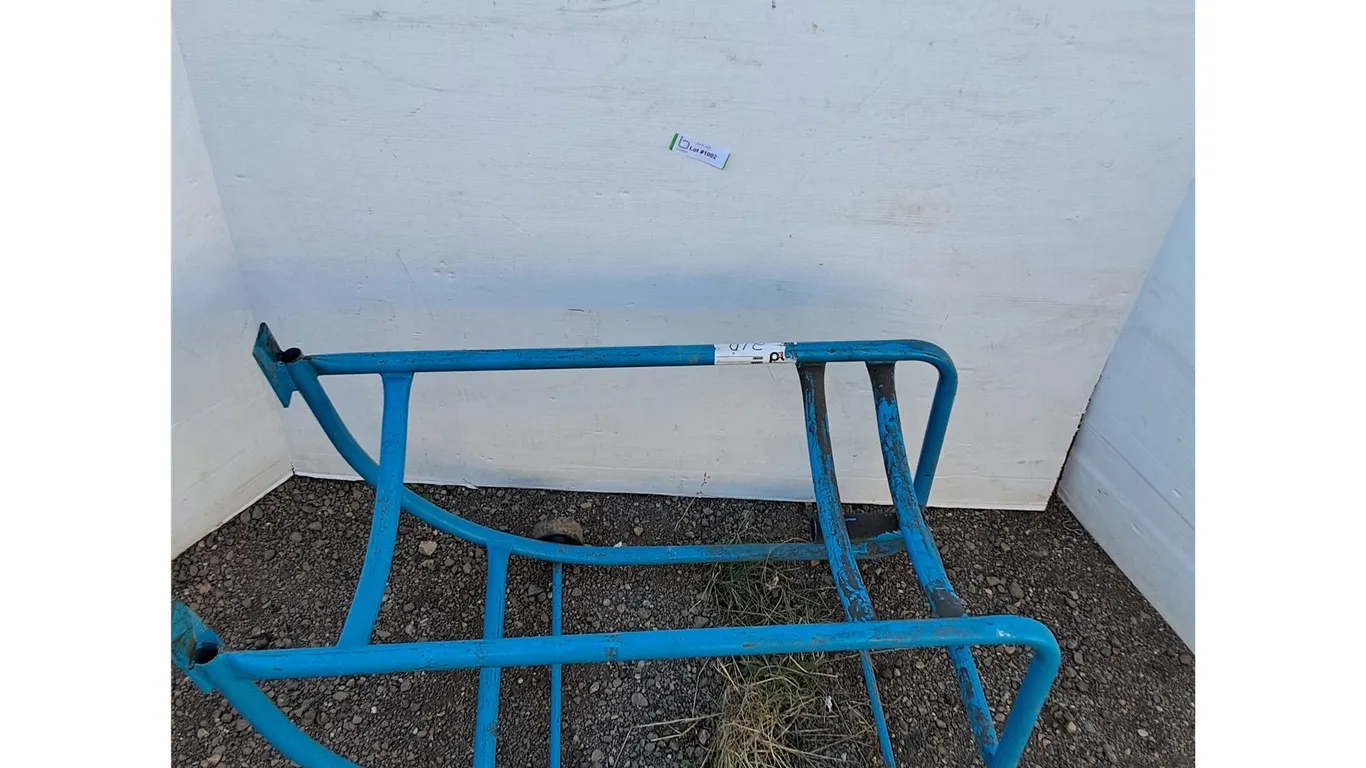 **Blue Steel Drum Barrel Cradle No Shipping