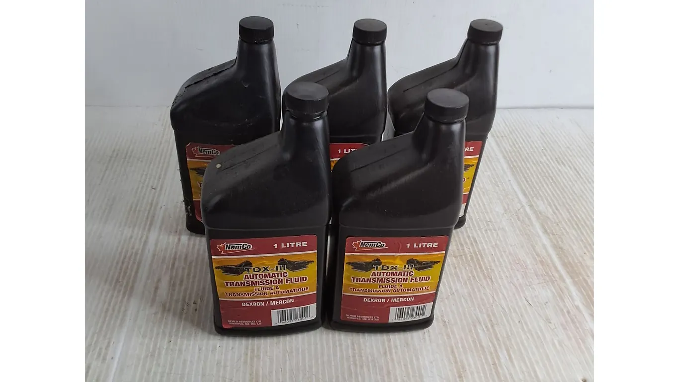 (5) 1L Bottles of NemCo Dexron ATF (4 Sealed) - Cannot Ship