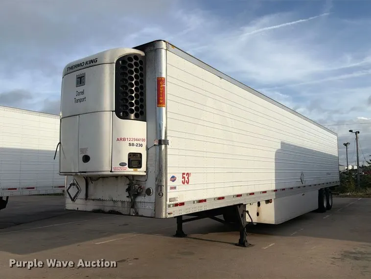 2010 Utility VS2RA refrigerated van trailer