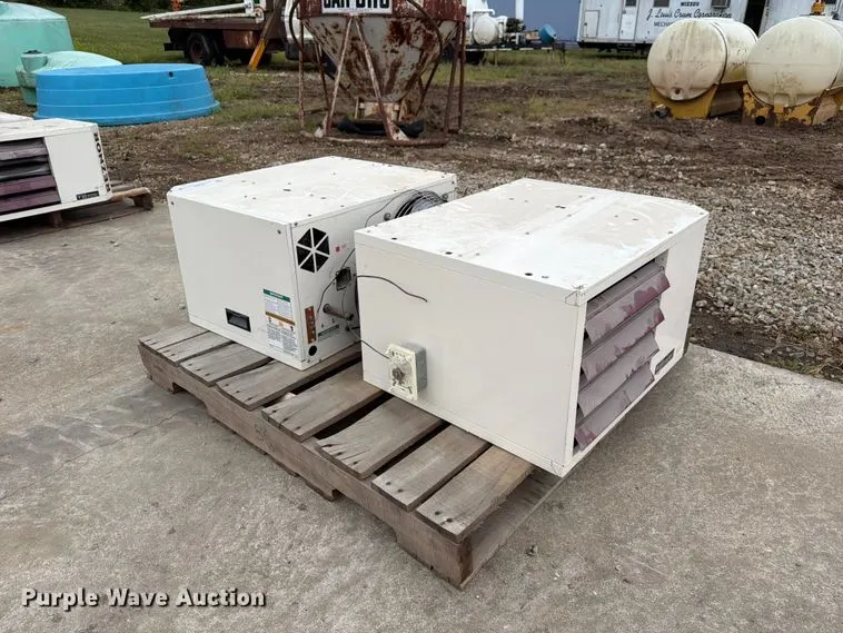 (2) Reznor V3 TCore2 heaters