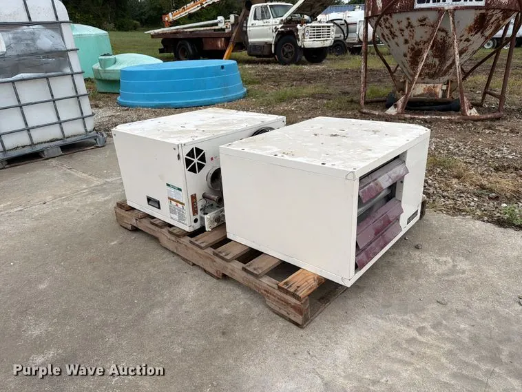 (2) Reznor V3 TCore2 heaters