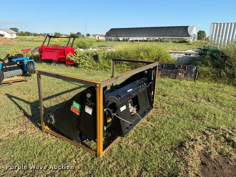 Raytree RPRB72 skid steer 6-in1 power rake bucket