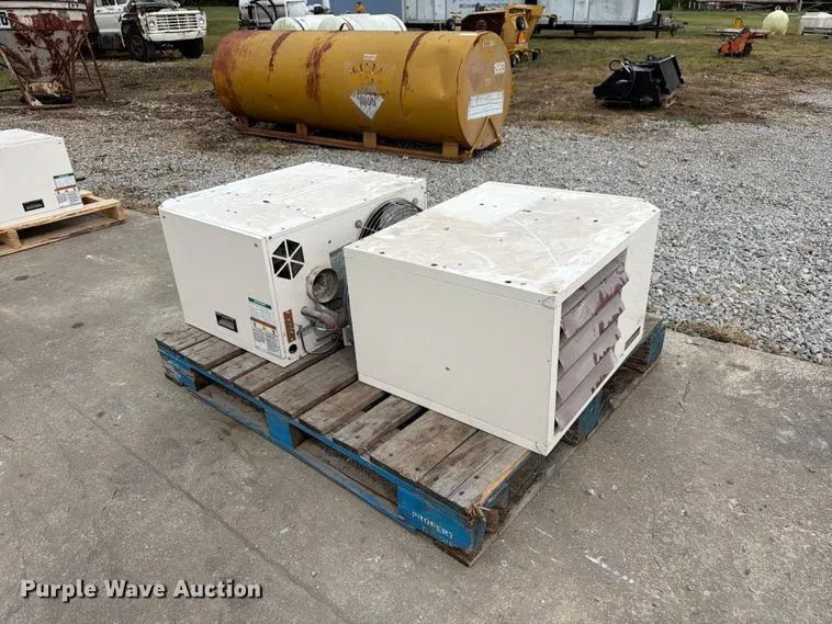 (2) Reznor V3 TCore2 heaters