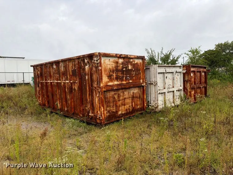 (3) roll-off dumpster