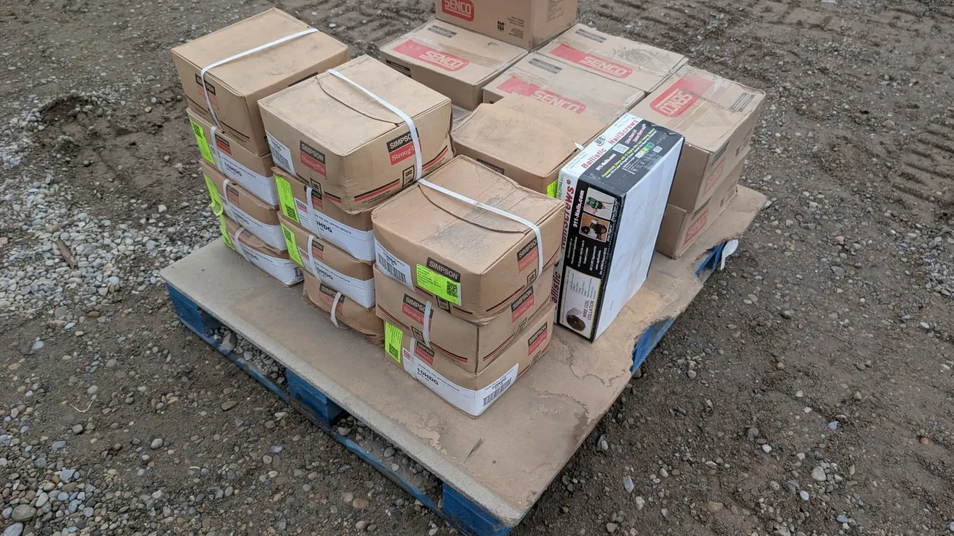 Unused Pallet of Assorted Hardware