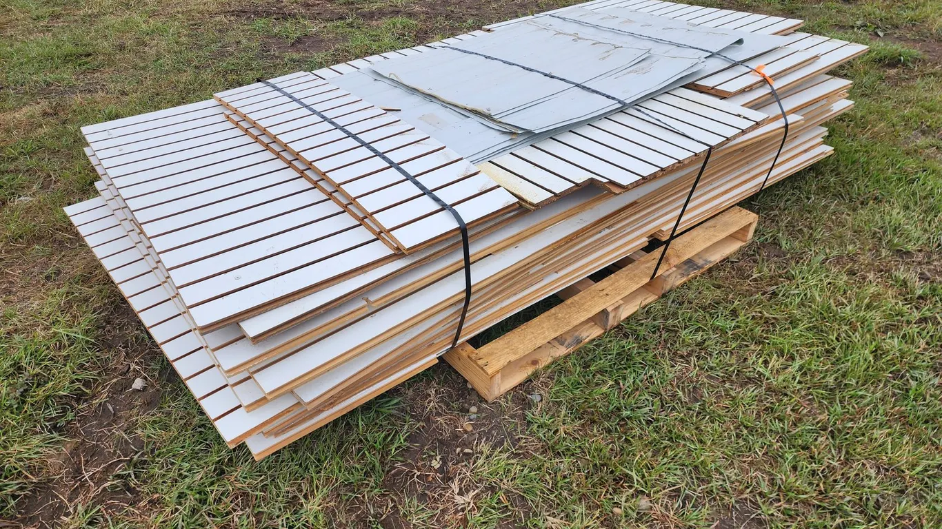 Melamine MDF Slatwall Panels