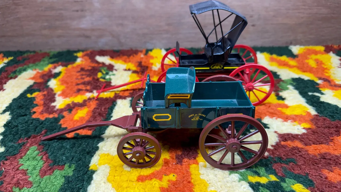 John Deere Diecast Horse Drawn Carriages