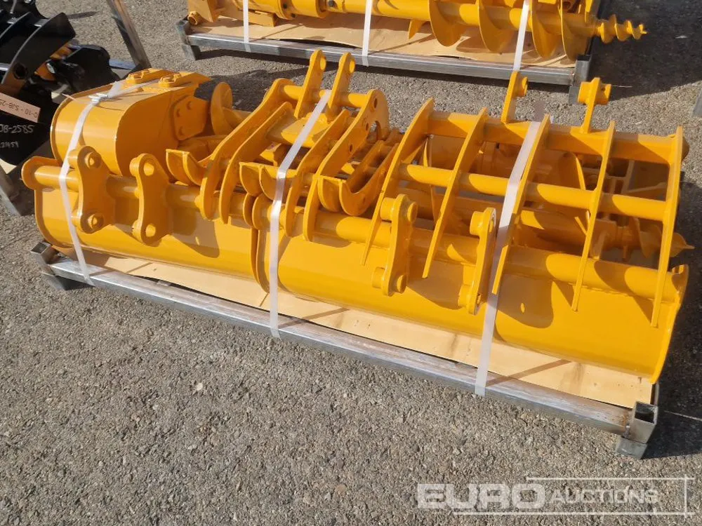 Unused 2026 Captok Qty (8) Rake, Ripper, Graber, 12" Auger, 16" Auger, 8" Narrow Bucket, 24" Bucekt, 32" Bucket CAT 301 to suit Excavator