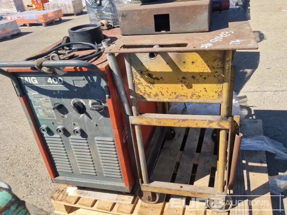 Pallet of Chop Saw, Welders (2 of)