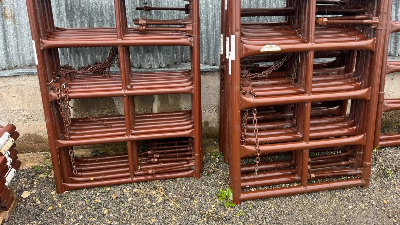 OFFSITE - Total 12. High Qual Walk through gates, 6 heavy duty and 6 general duty