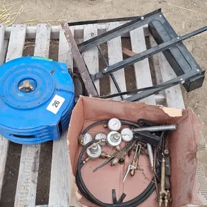 Cutting torch set up with 50 Ft retractable hose on reel.