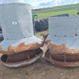 Large self feeder. 5Ft H and 4Ft in the bottom and 1 40" H on the bottom 4Ft