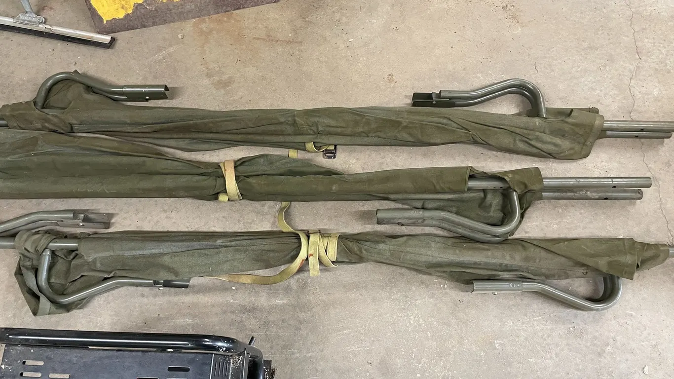 (2) Army Cots