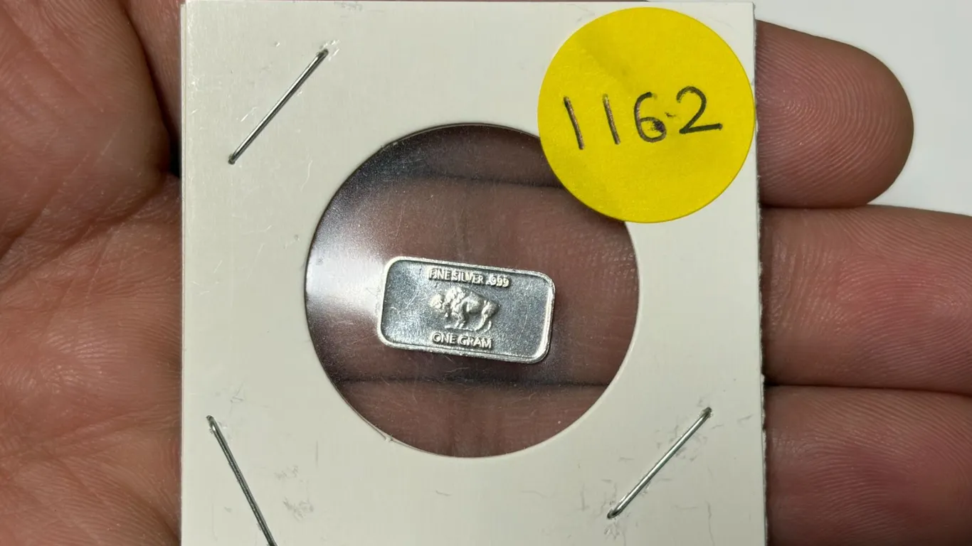 1 Gram .999 Fine Silver.