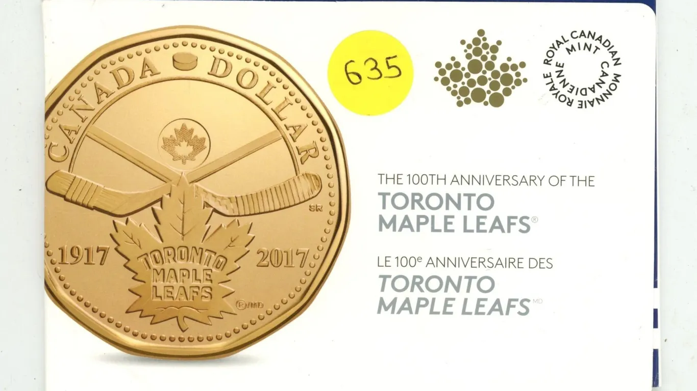 2017 Toronto Maple Leafs 100th Anniversary Coin Pack.