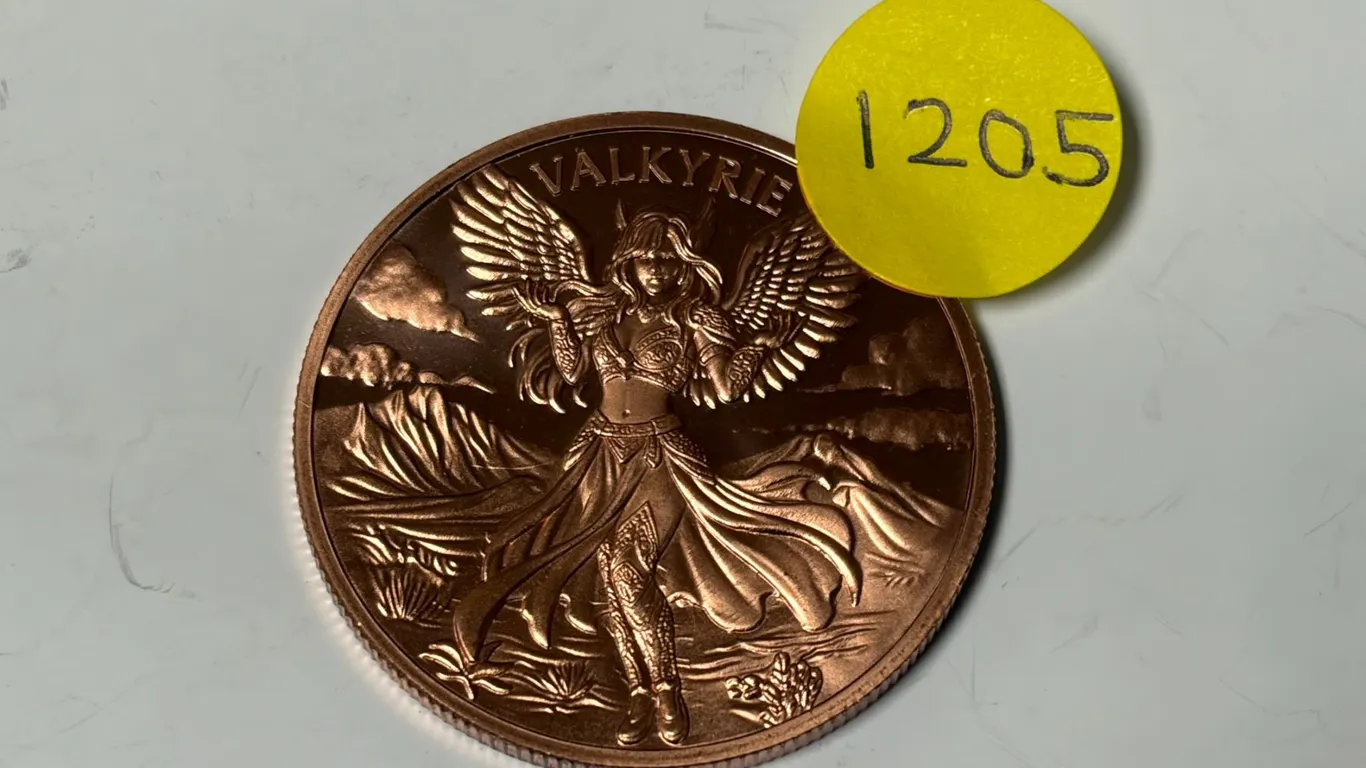 Valkyrie - 1 AVDP Copper Ounce.