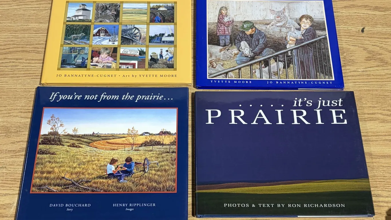 (4) Prairie Themed Books inc. Two Signed by Authors