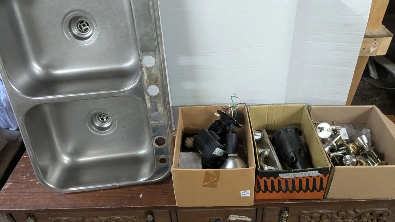 Renovation Supplies – Sink, Door Knobs, Lights, etc.