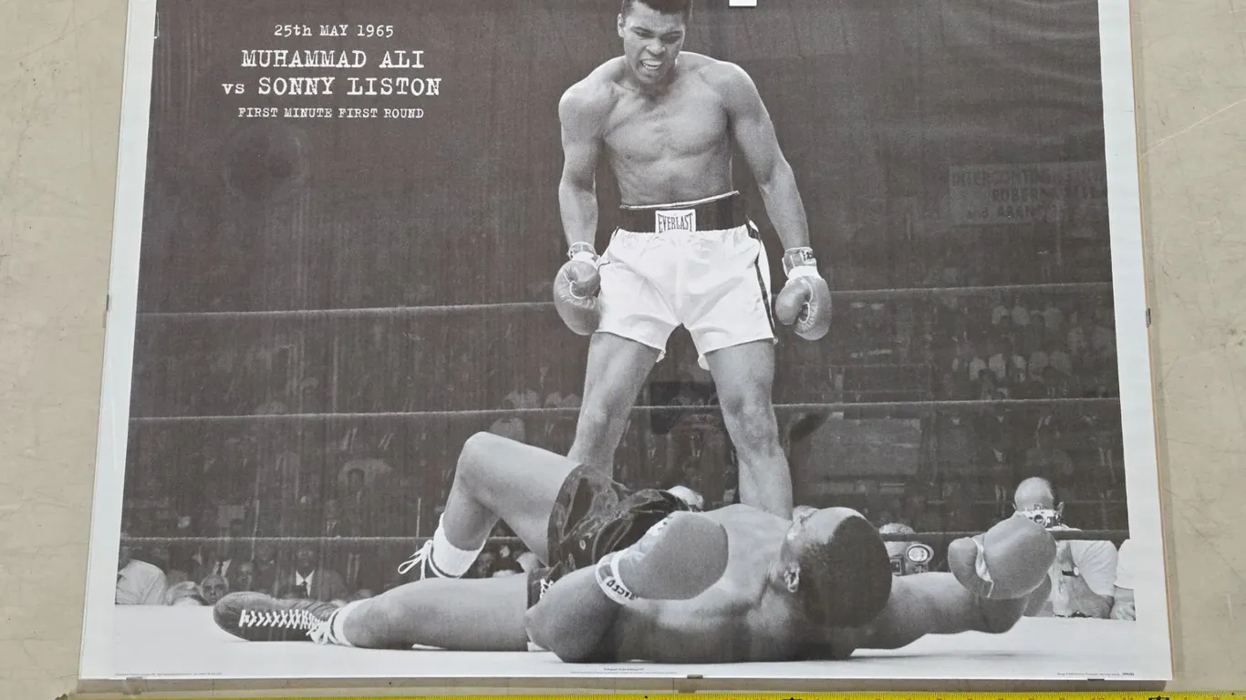 24 x 36 inch Muhammad Ali/Liston fight