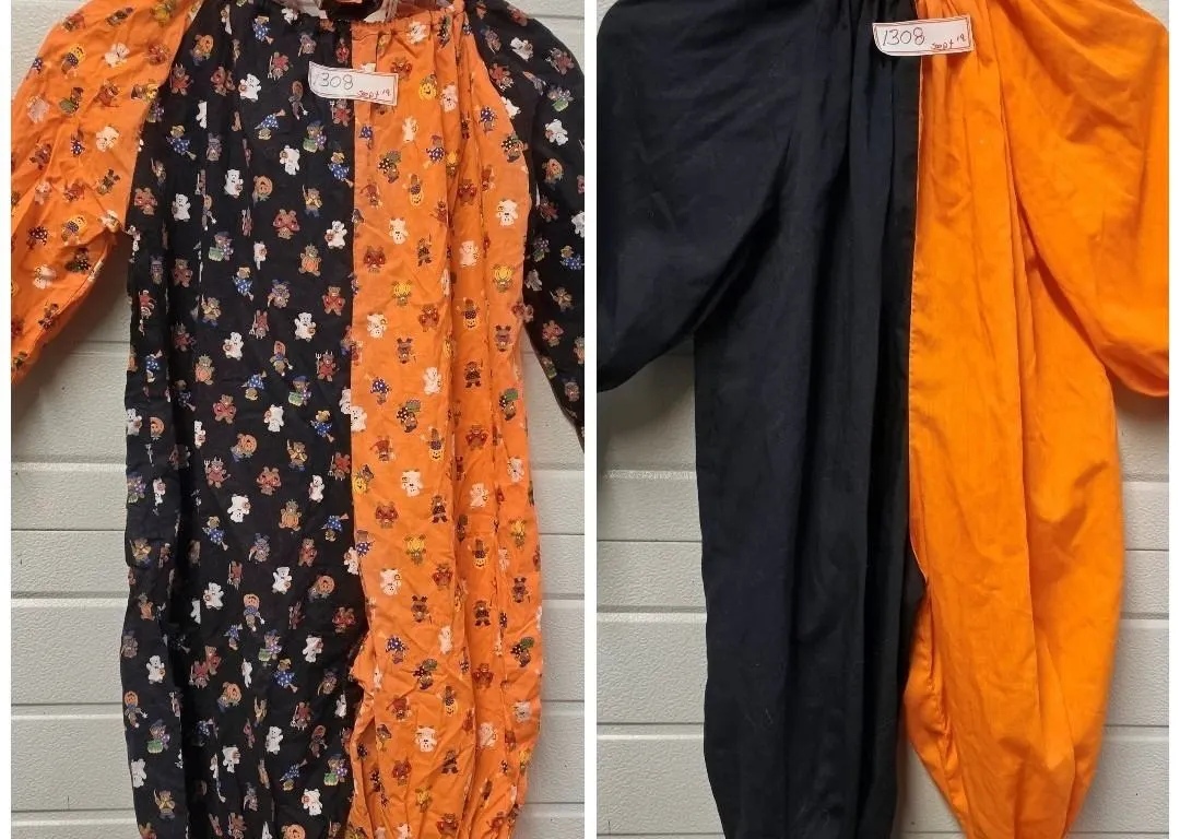 (2) Halloween Costume Clown Jumpers (Child Size 5-6)