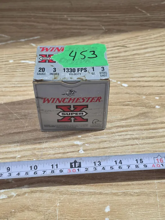 Winchester 20 Guage 3'' 7/8 4 Shot 20GA Shells Full Box