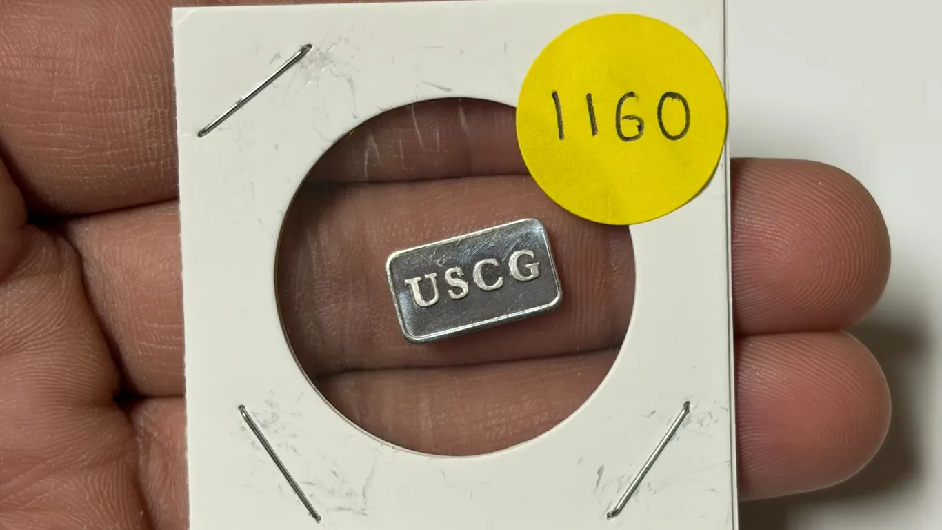 USCG 1 Gram .999 Pure Silver.