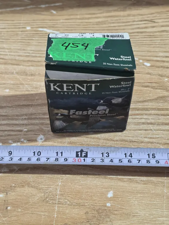 Kent Fasteel 3'' Inch 7/8 4 Shot 20GA Shells Full Box