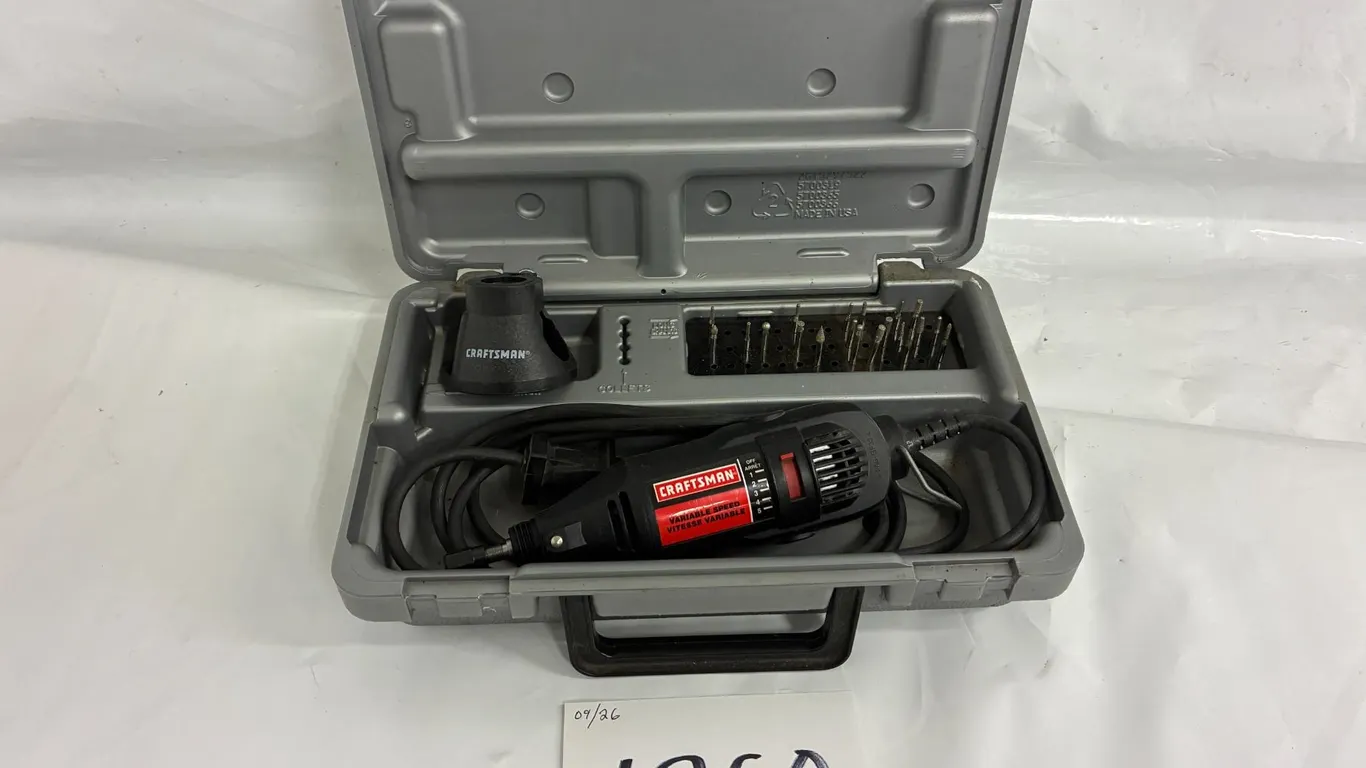 Craftsman Dremel Tool & Bits in Case