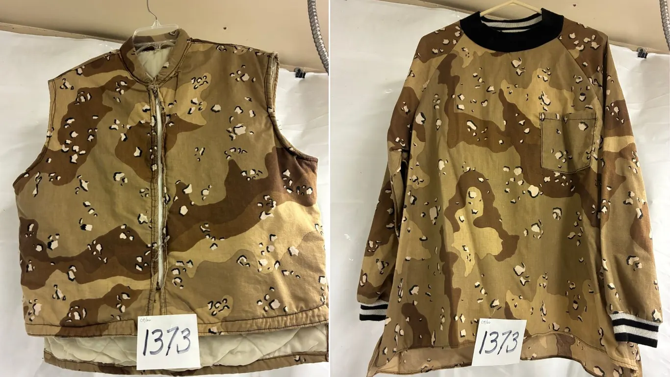 Camo Pullover & Vest – Size XL