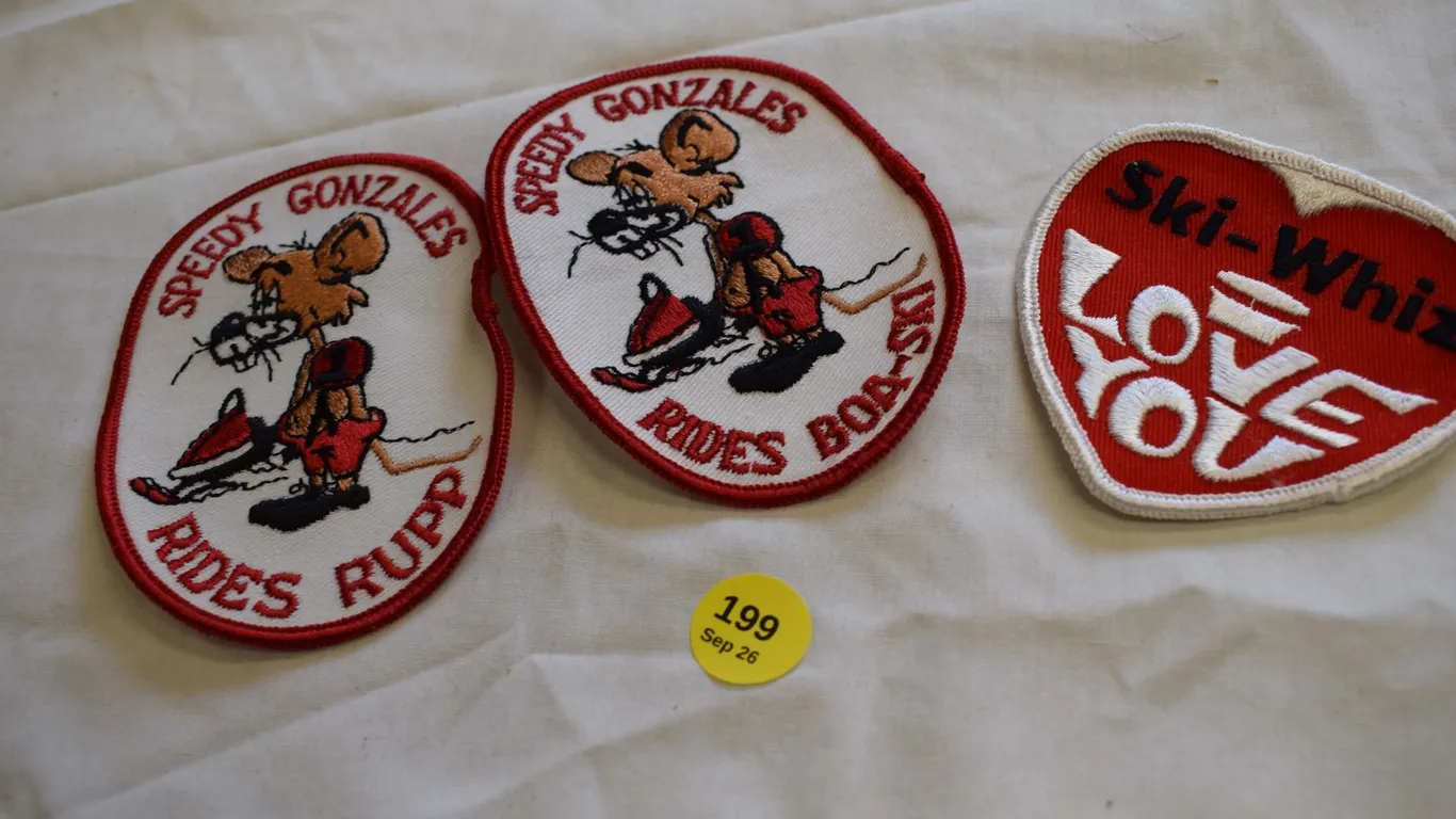 (3) NOS 1970s Snowmobile Patches