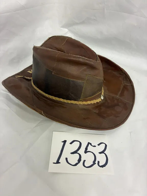 Australian Brimmed Leather Hat