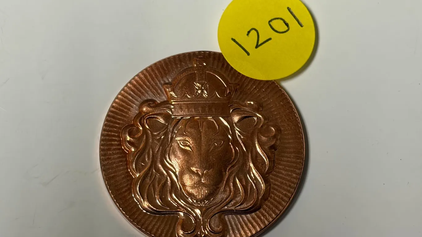 1 AVDP Oz .999 Fine Copper - Scottsdale Mint.
