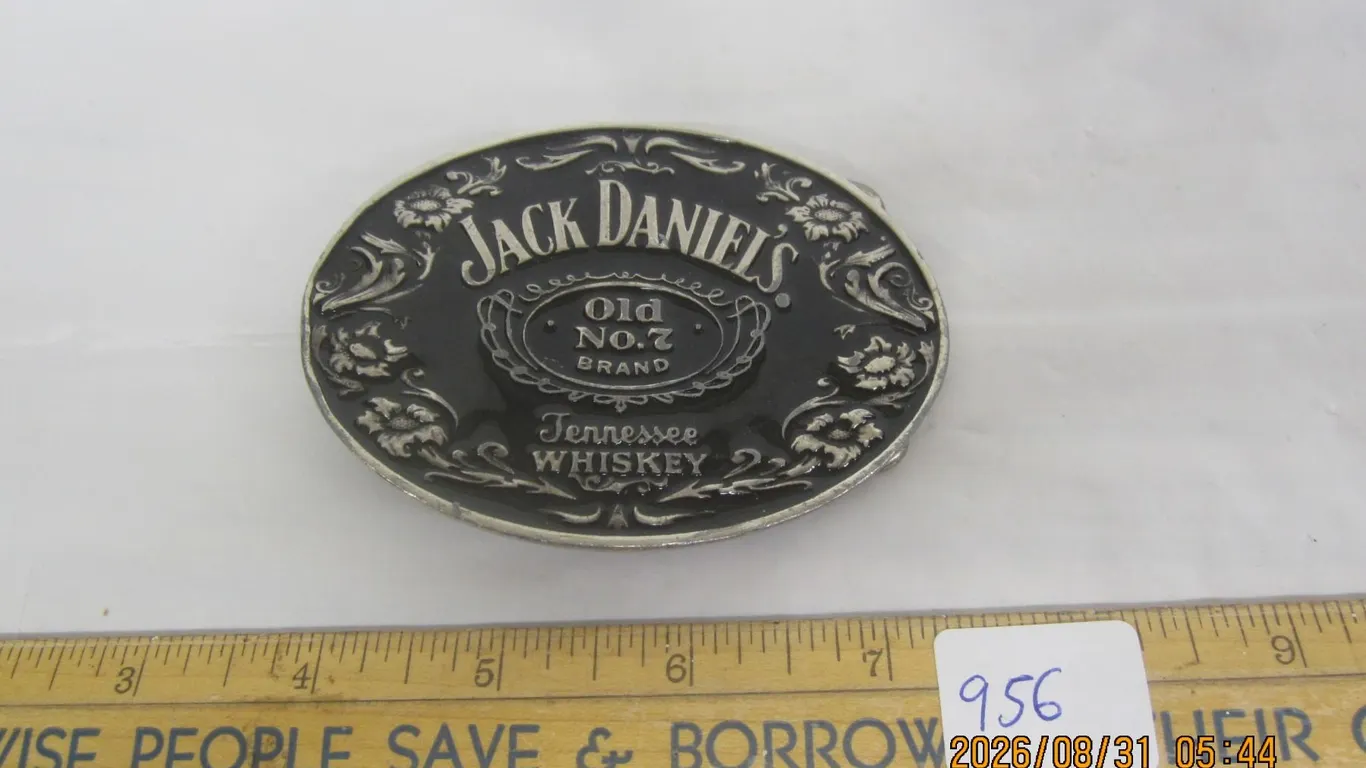 956. Vintage Jack Daniel's Belt Buckle