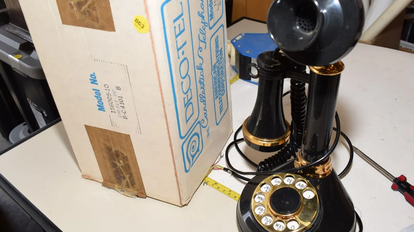 Deco-Tel Candlestick Telephone