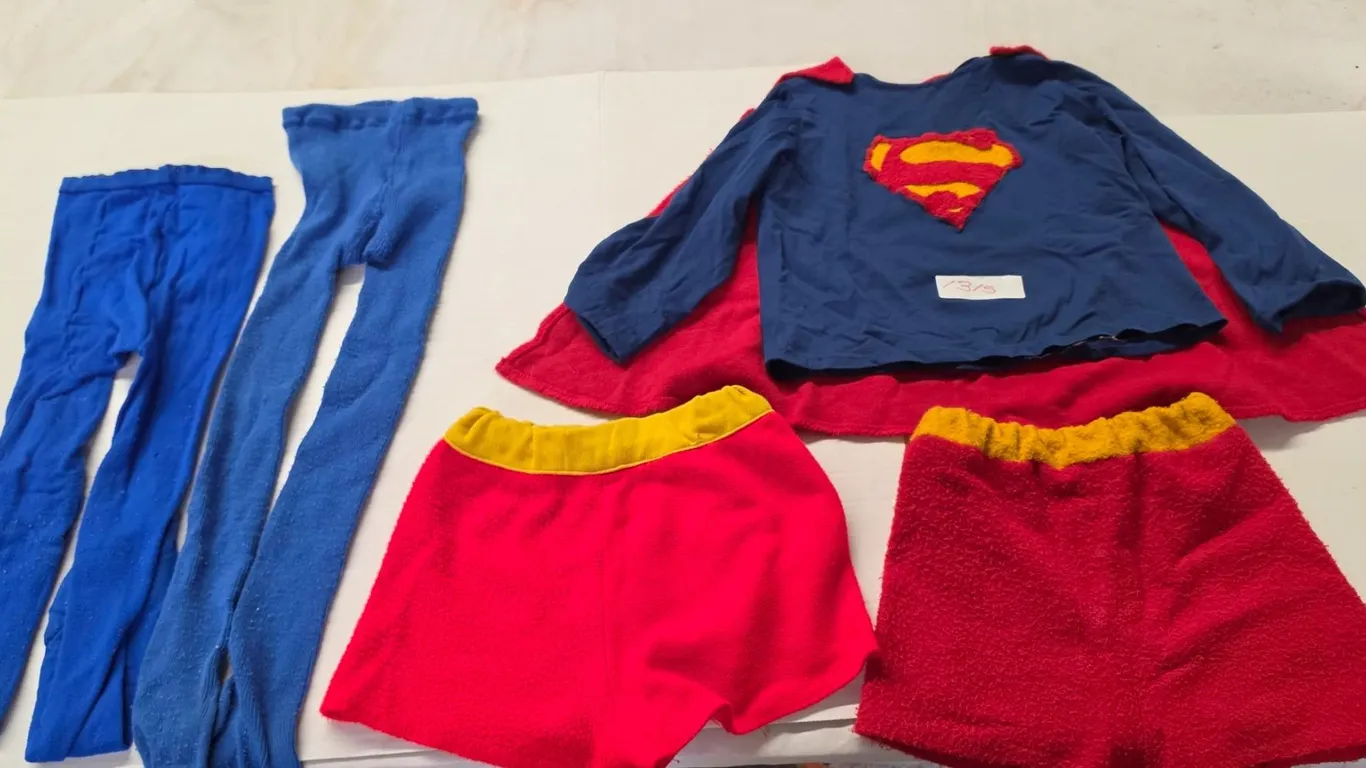 Superman Halloween Costume Lot (Size 7-8)