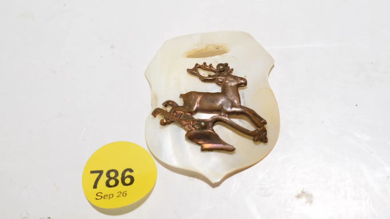 John Deere Mother or Pearl Watch Fob