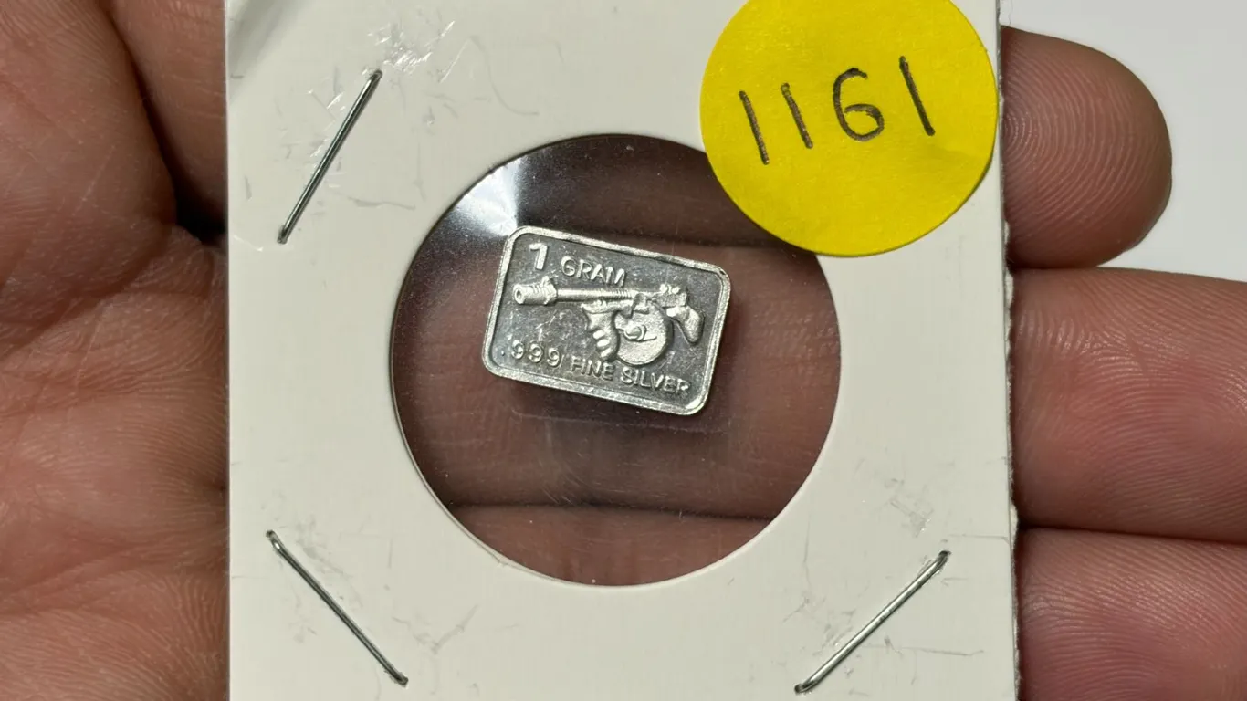 1 Gram .999 Fine Silver.