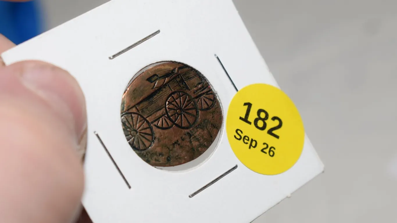 USA Penny Hobo Coin – Wagon