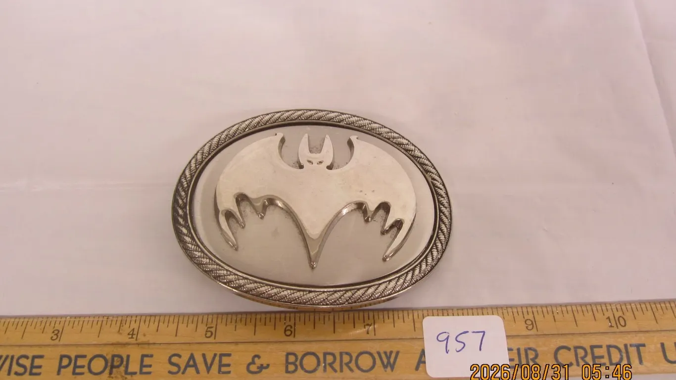 957. Vintage Batman Belt Buckle