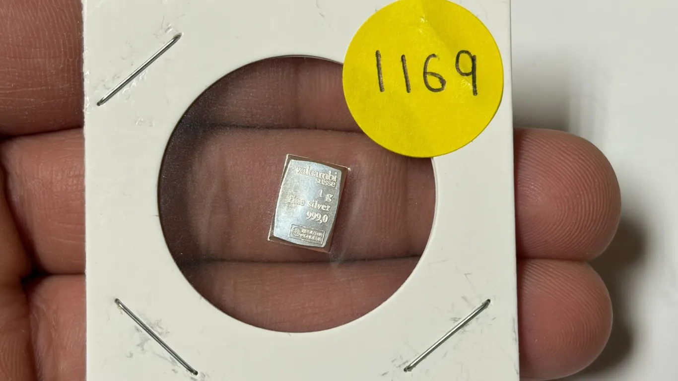 1 Gram .999 Fine Silver.