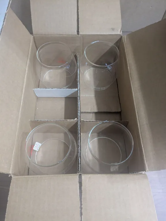 (4) Coleman Lantern Globes in Original Box – Mint Condition