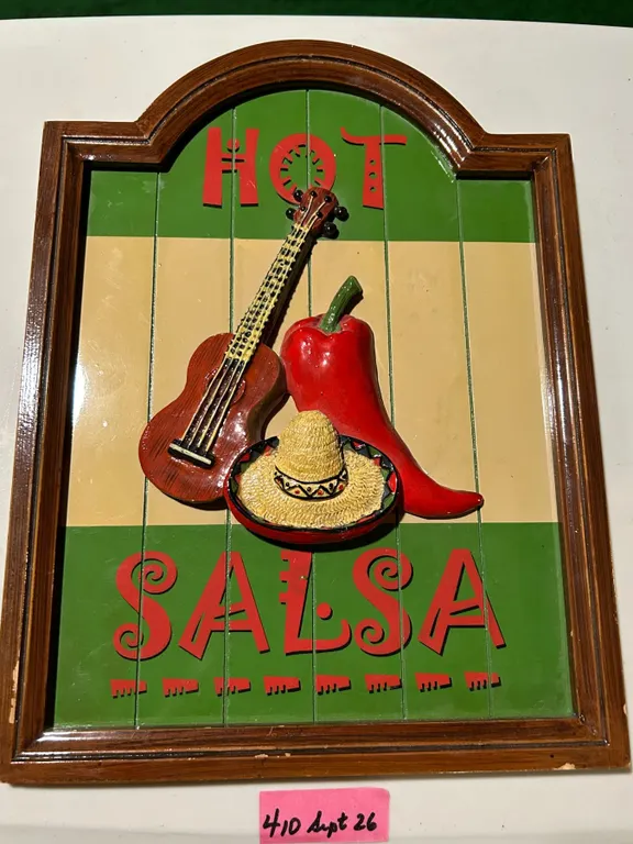 “Hot Salsa” wall décor 16”h x 12”w