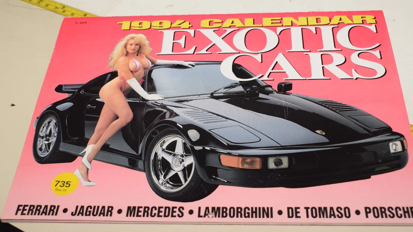 1994 Pin-Up Car Calendar
