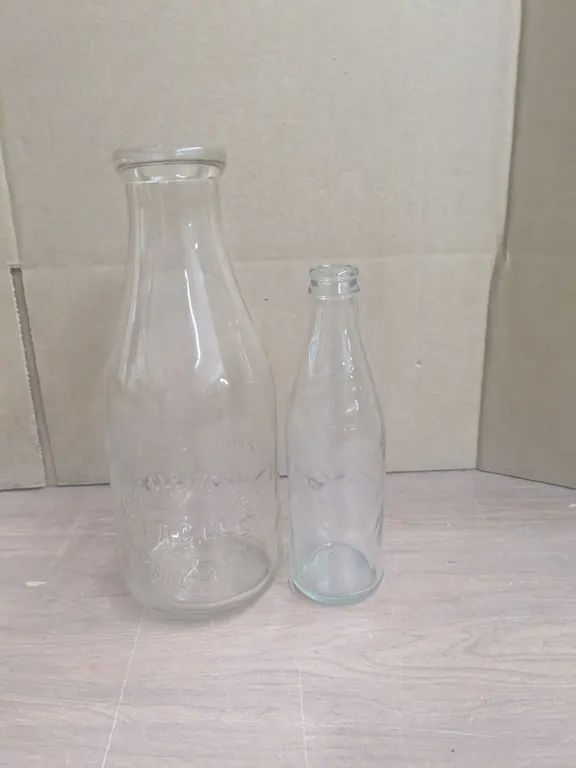 Vintage Glass 10oz Pepsi Cola Bottle, Glass P.A.C.Co. Bottle