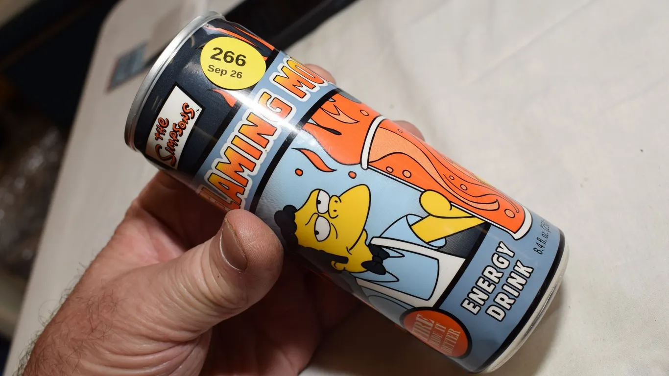 2007 Full Flaming Moe’s (The Simpsons) Energy Drink