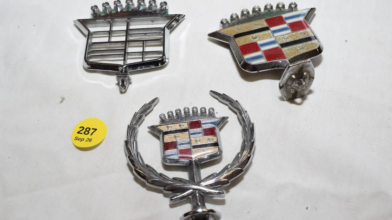 (3) Cadillac Emblems