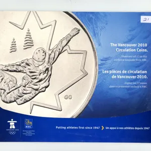 Vancouver 2010 Olympic Circulation Coin Set