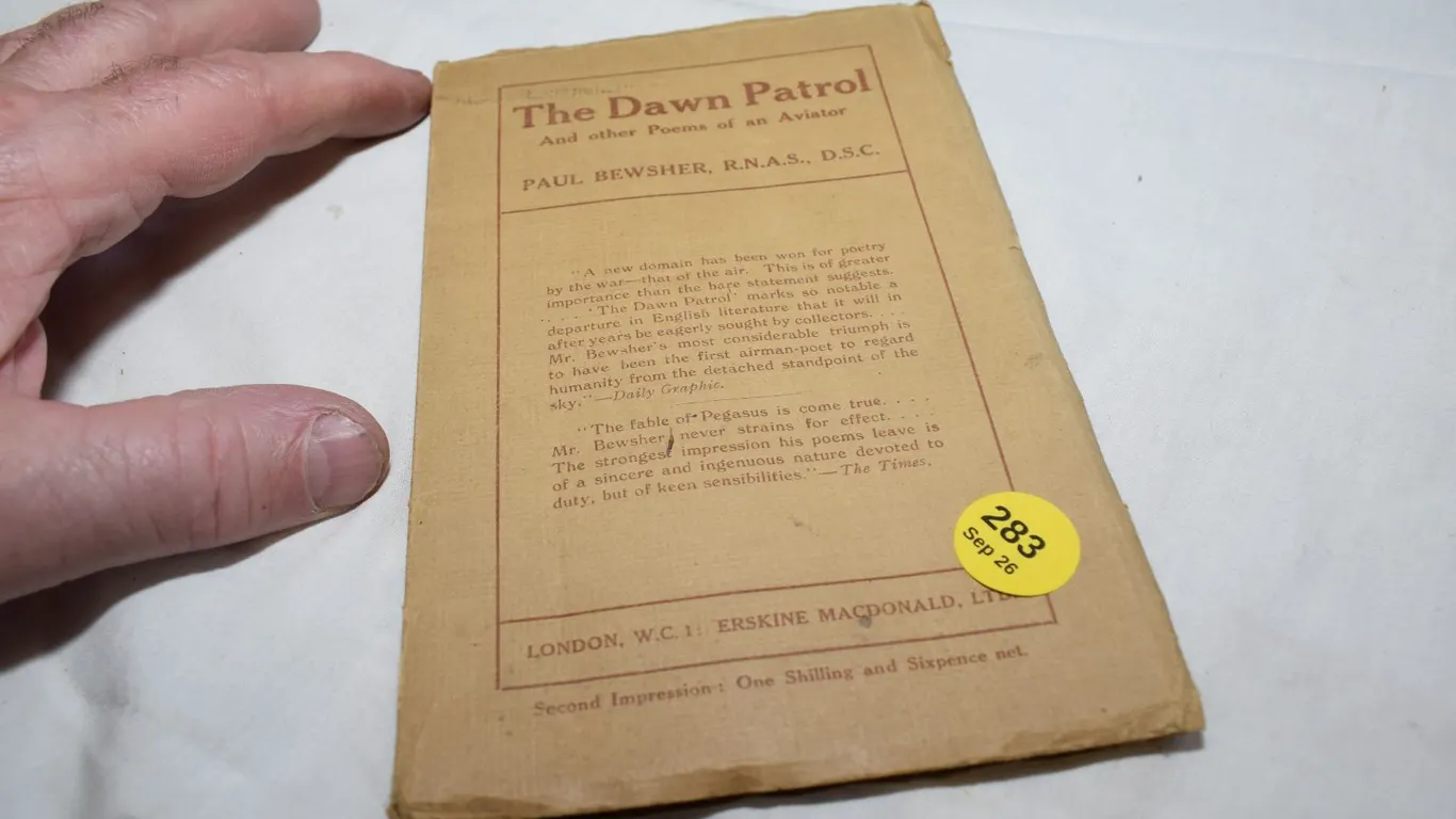 1918 WWI Poems of an Aviator