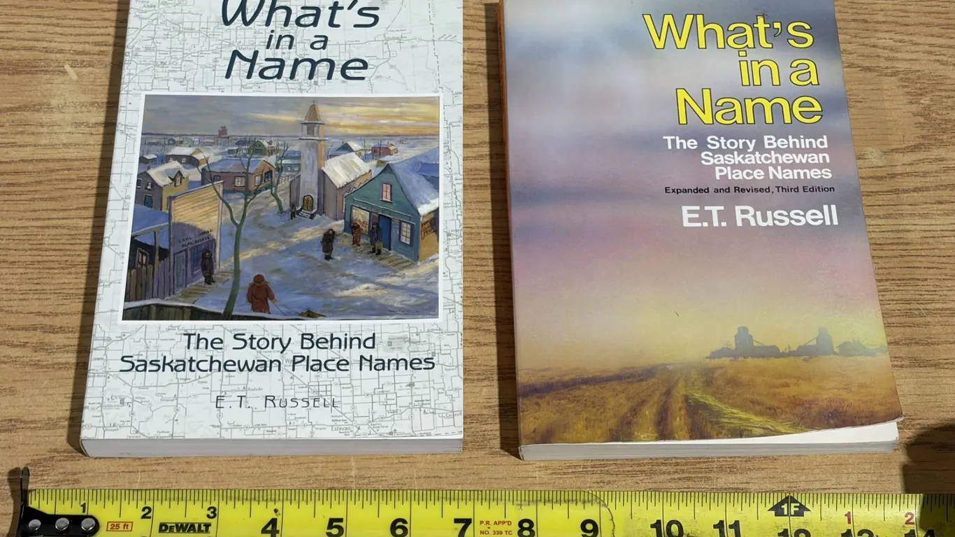 (2) What’s in a Name (Sask) Books. 1973 and 1997